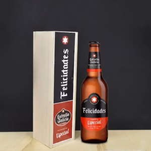 Estuche de Cerveza Felicidades