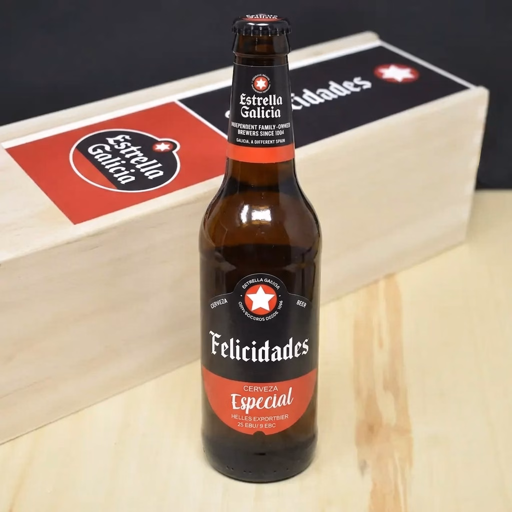 Estuche de Cerveza Felicidades - Imagen 3