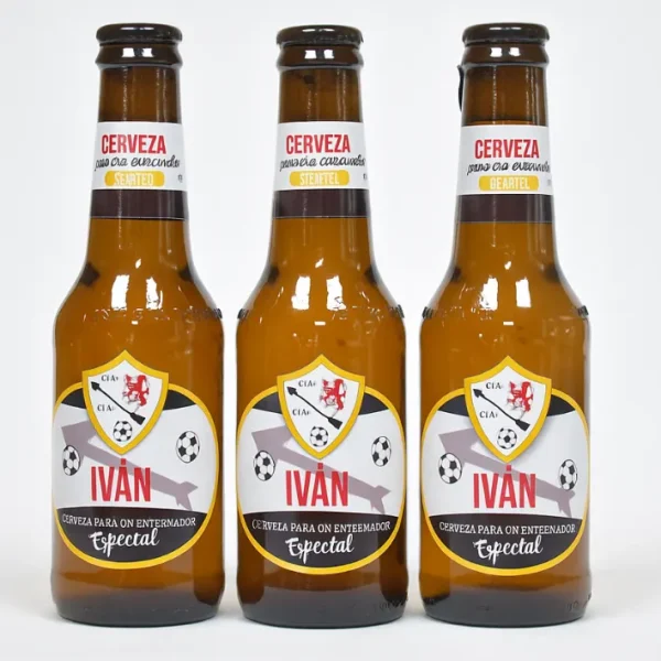 3 Cervezas para regalar a entrenadores de futbol base.