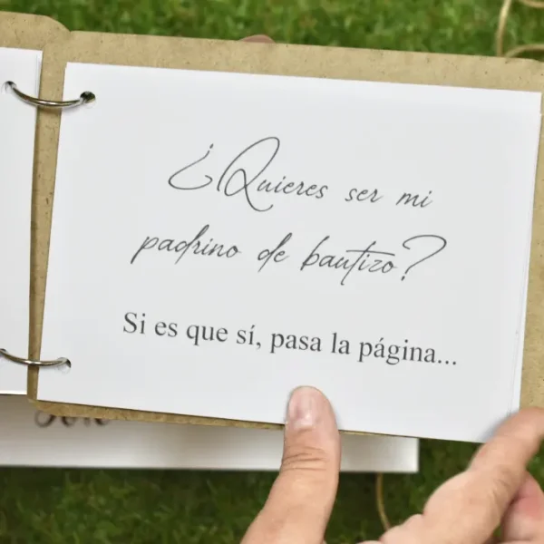 Cuaderno ¿ Quieres ser mi padrino ?