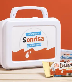 Maletín Kinder para regalar.