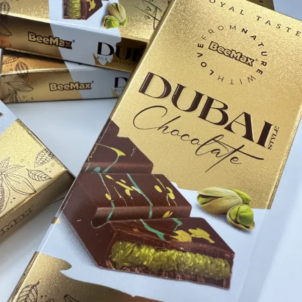 Tableta de chocolate de Dubái.