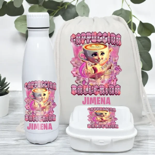 Botella Sandwichera y Mochila de Braintrot