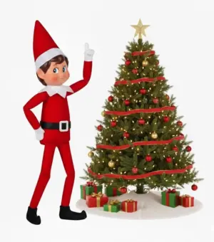 Elfos traviesos Navidad