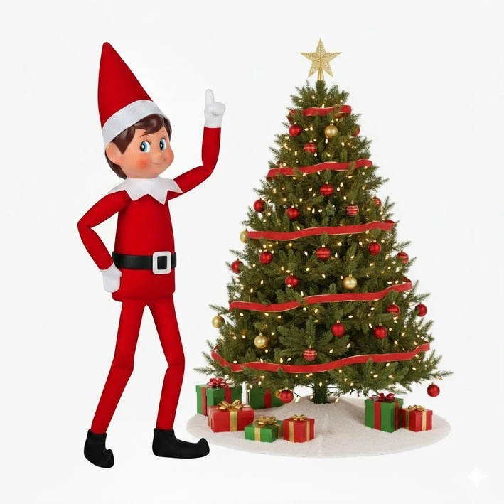 Elfos traviesos Navidad