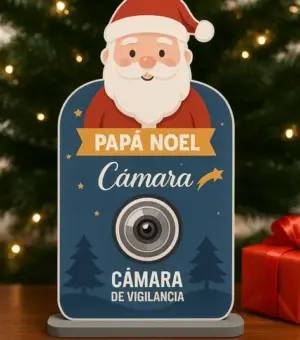 Cámara vigilancia Papá Noel