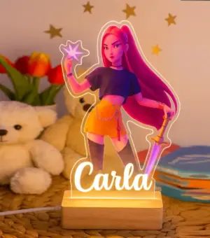 Lampara Kpop para regalar. Personalizada con nombre.
