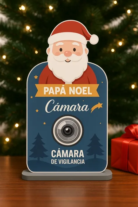 Cámara vigilancia Papá Noel