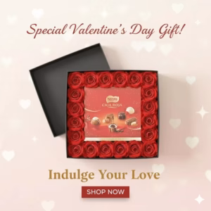 Bombones con Rosas para San Valentín