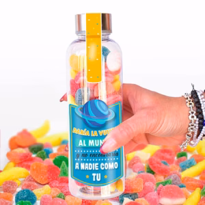 Botella con chuches daria la vuelta al mundo y no encontraría a nadie como tu.