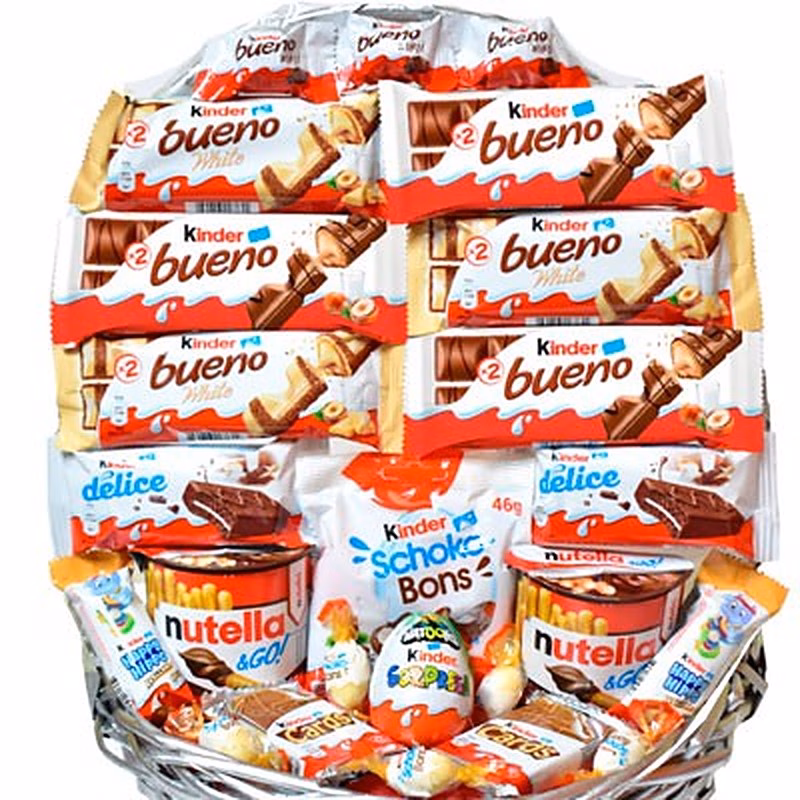 Cesta de chocolates regalo para empresas.