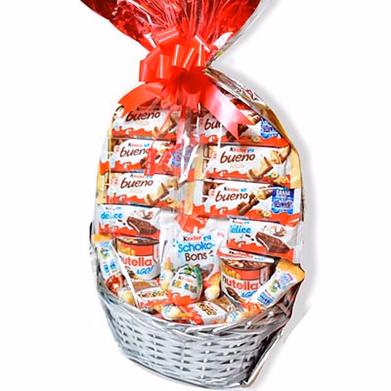 Cesta de chocolates regalo para empresas.