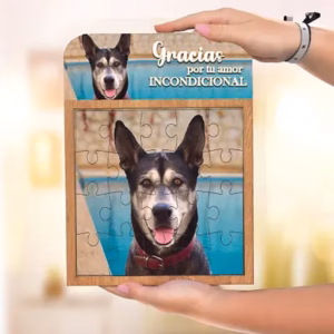 Puzle con foto de tu amigo peludo.