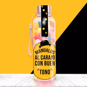 Botella con chuches