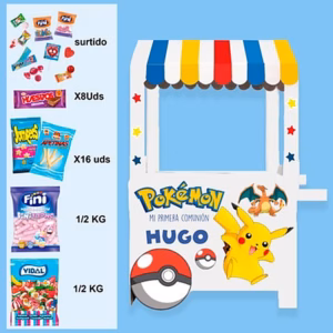 Carrito para eventos con chuches low cost.